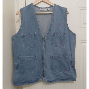 Vintage Diana marco womens xlarge denim vest